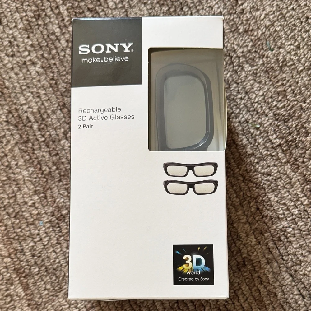 Sony Black 3D Active Glasses Set